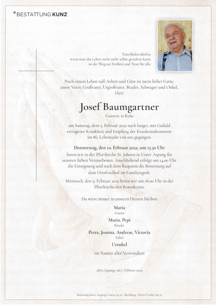 Josef Baumgartner (85)