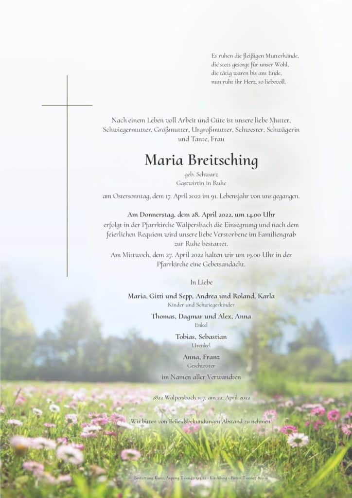 Maria Breitsching (90)