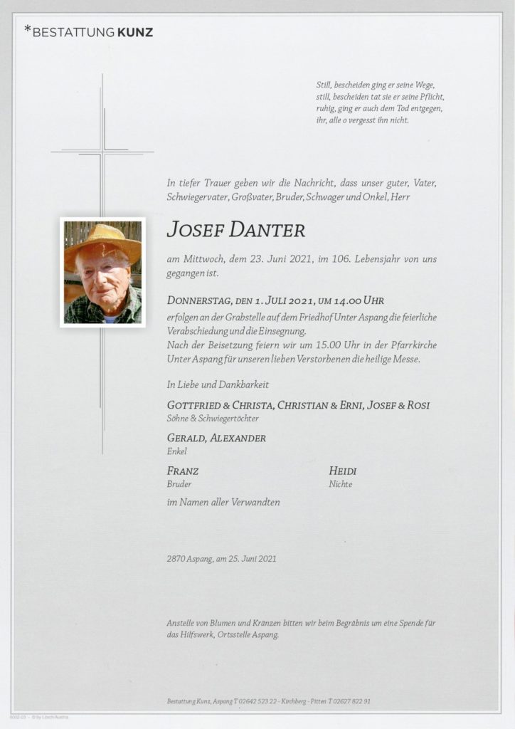 Josef Danter (105)