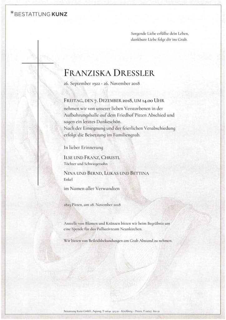 Franziska Dressler (96)