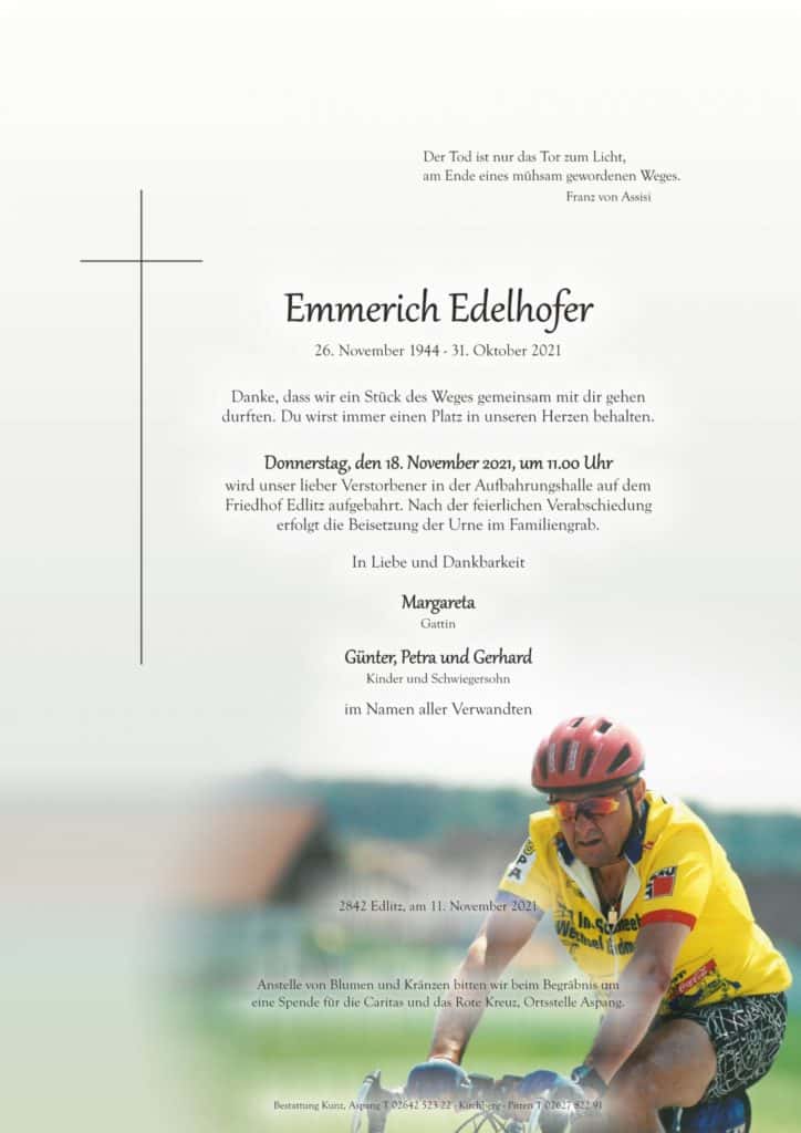 Emmerich Edelhofer (76)