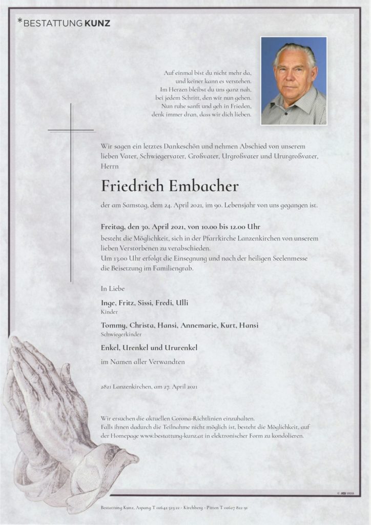 Friedrich Embacher (89)