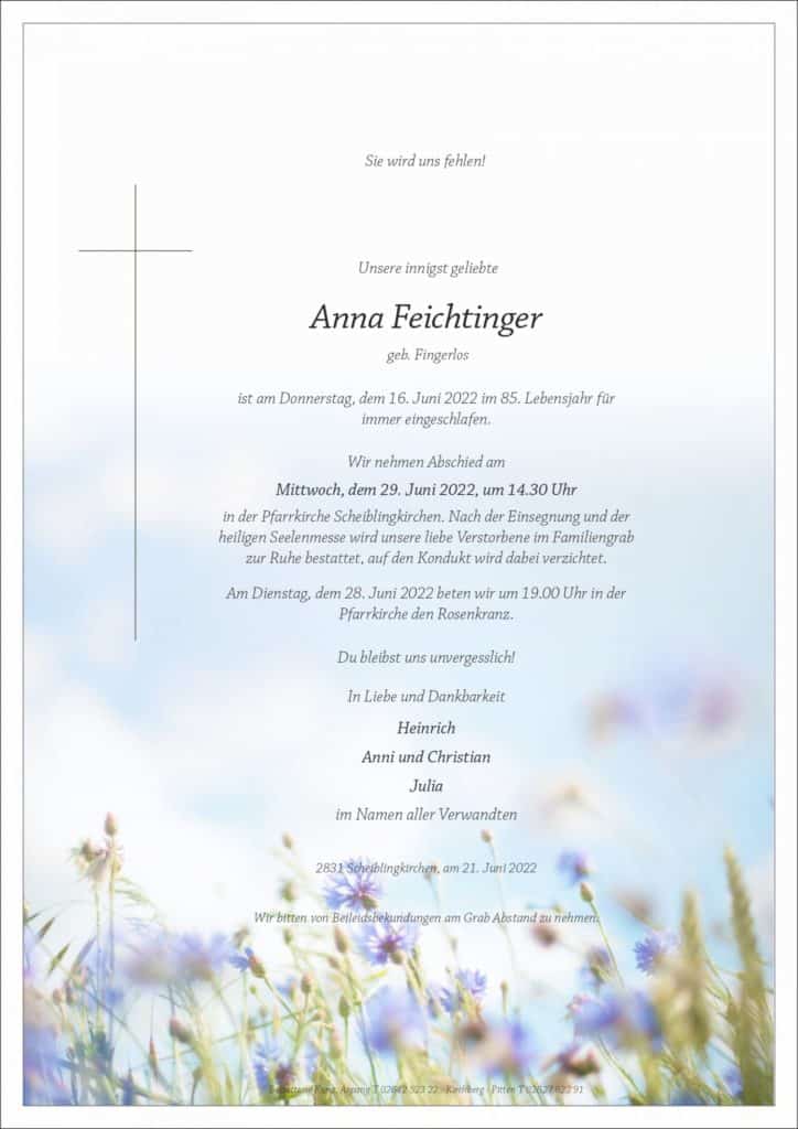 Anna Feichtinger (84)