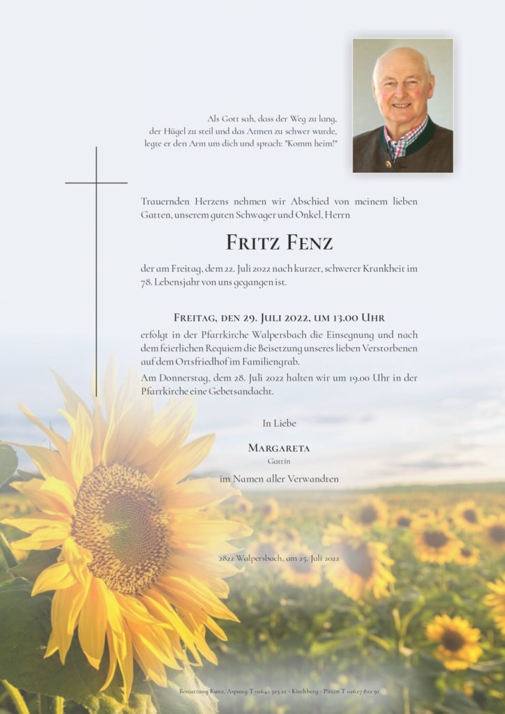Fritz Fenz (78)