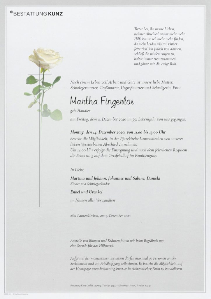 Martha Fingerlos (78)