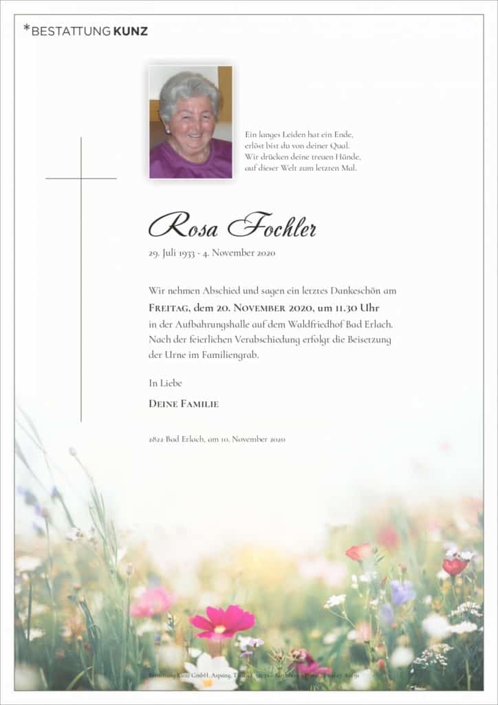 Rosa Fochler (87)