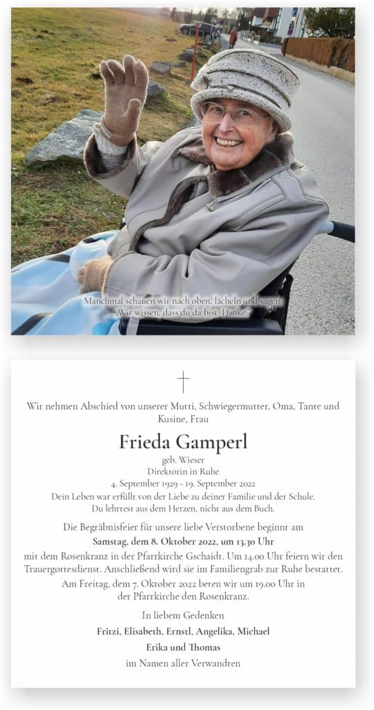 Frieda Gamperl (93)