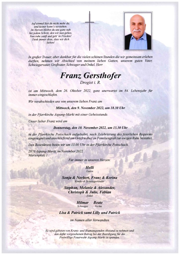 Franz Gersthofer (83)