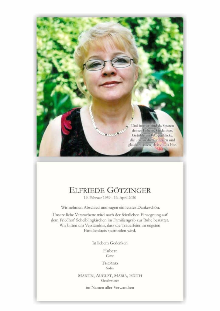 Elfriede Götzinger (61)