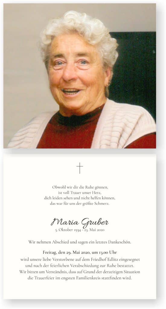 Maria Gruber (86)