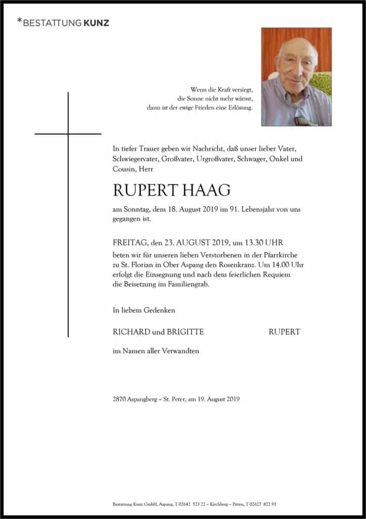 Rupert Haag (90)