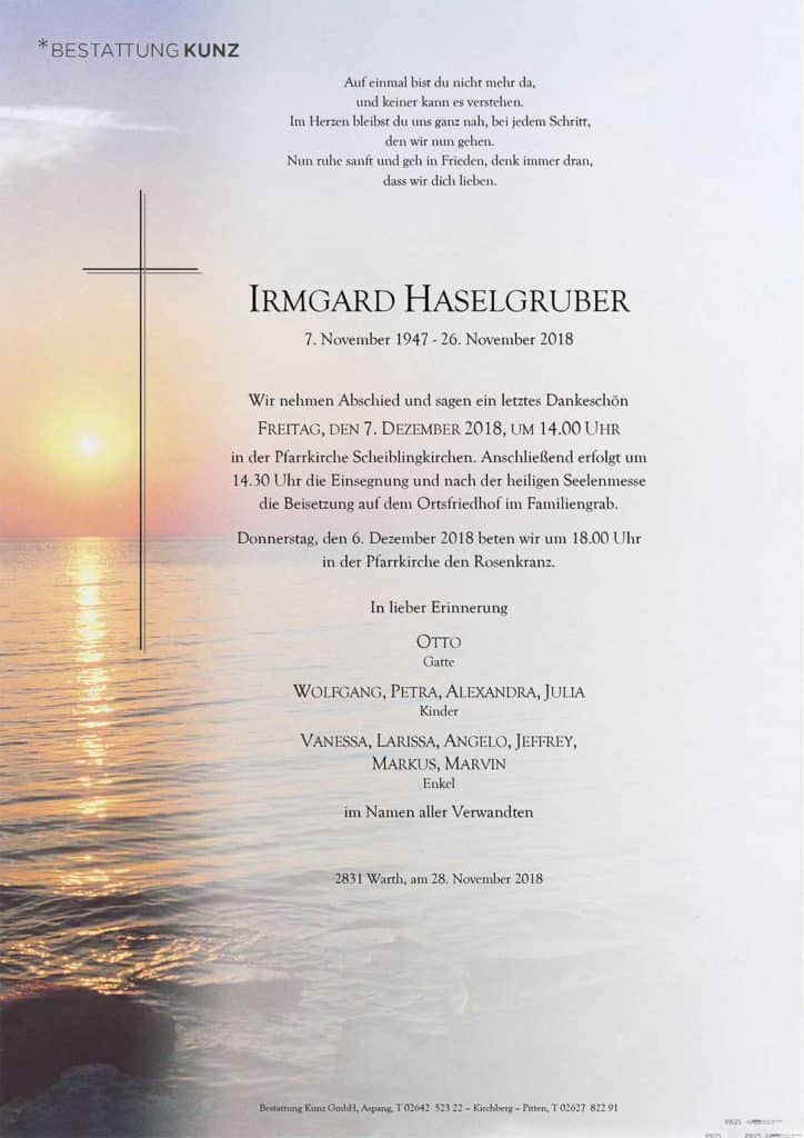 Irmgard Haselgruber (71)