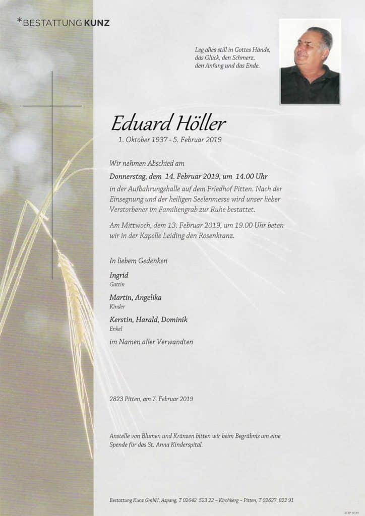 Eduard Höller (81)