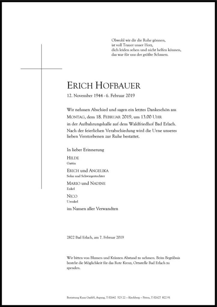 Erich Hofbauer (74)