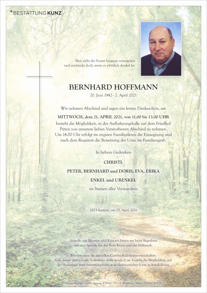 Bernhard Hoffmann (78)