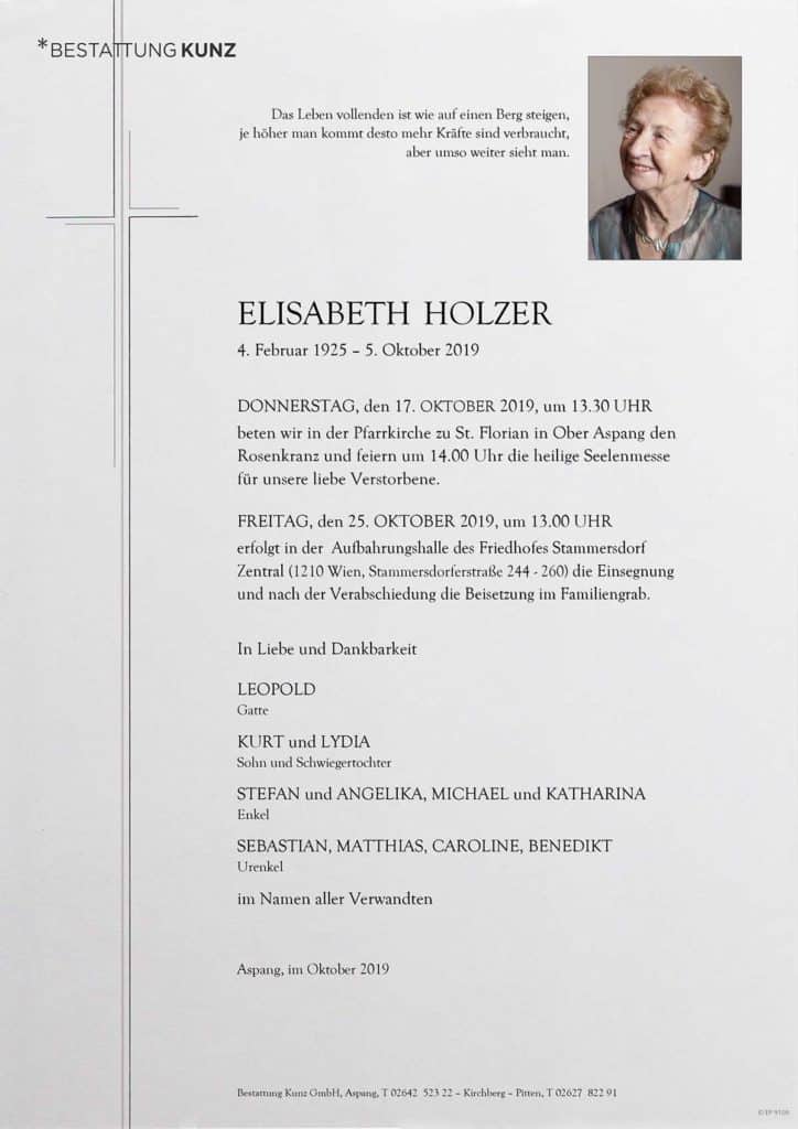 Elisabeth Holzer (94)