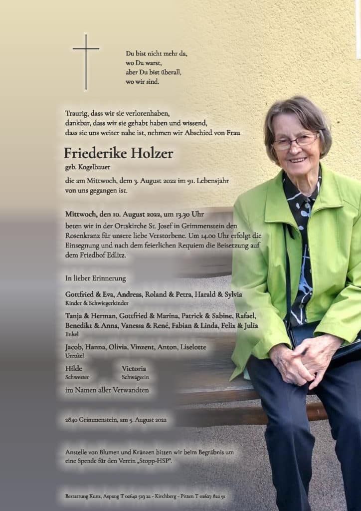 Friederike Holzer (90)