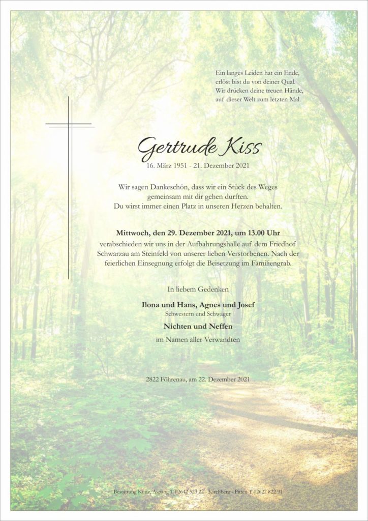 Gertrude Kiss (65)