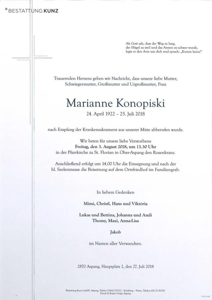 Marianne Konopiski (96)