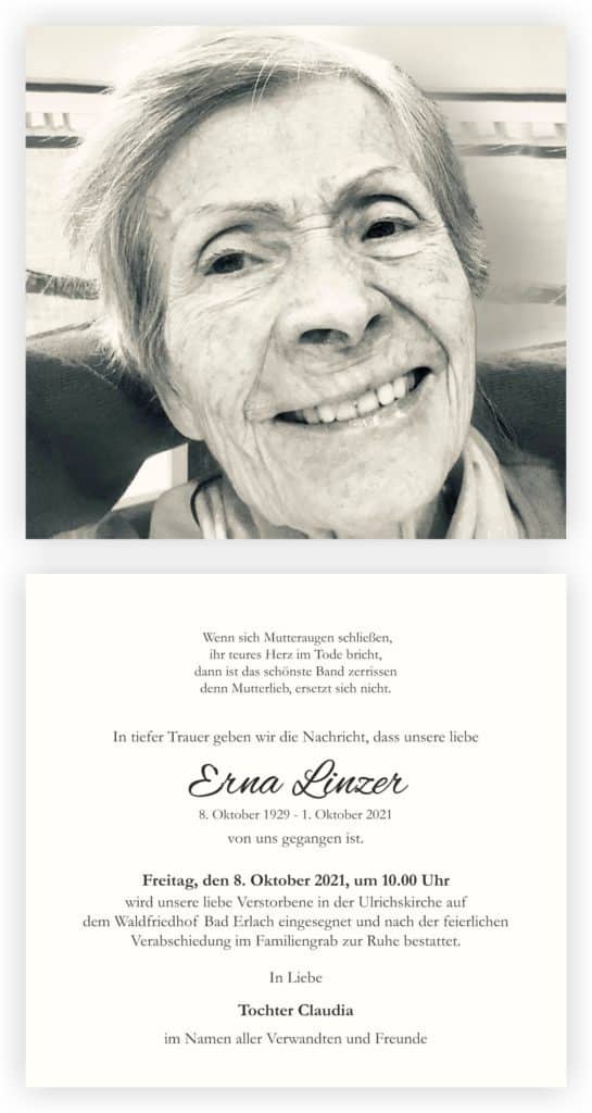 Erna Linzer (91)