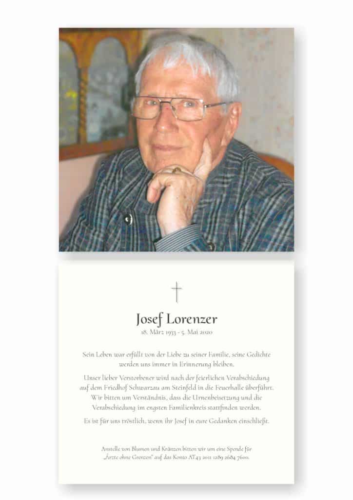 Josef Lorenzer (87)