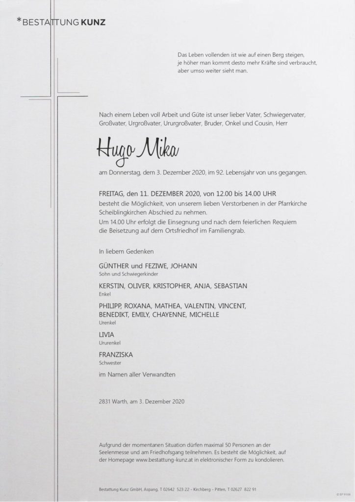 Hugo Mika (91)