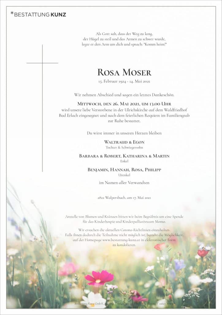Rosa Moser (97)