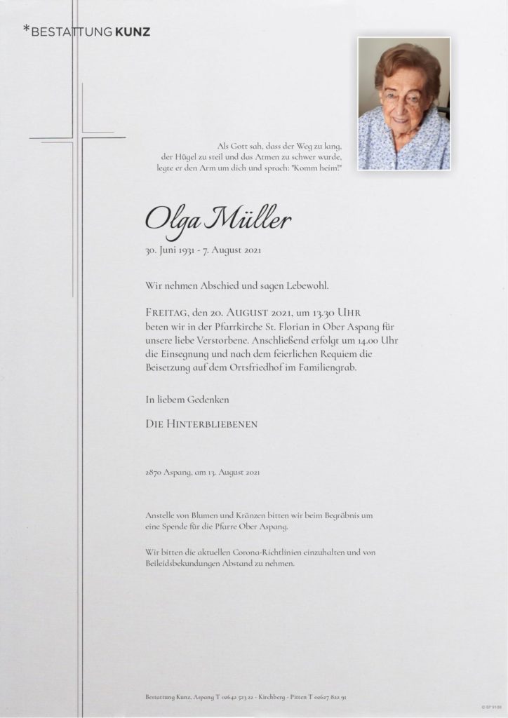 Olga Müller (90)