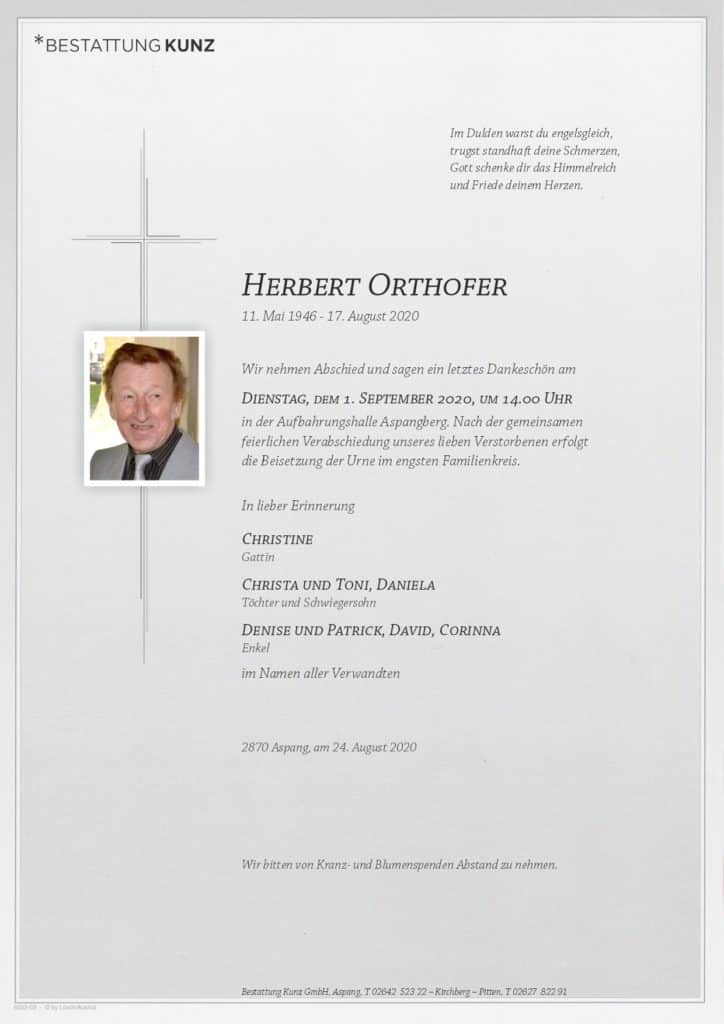 Herbert Orthofer (74)