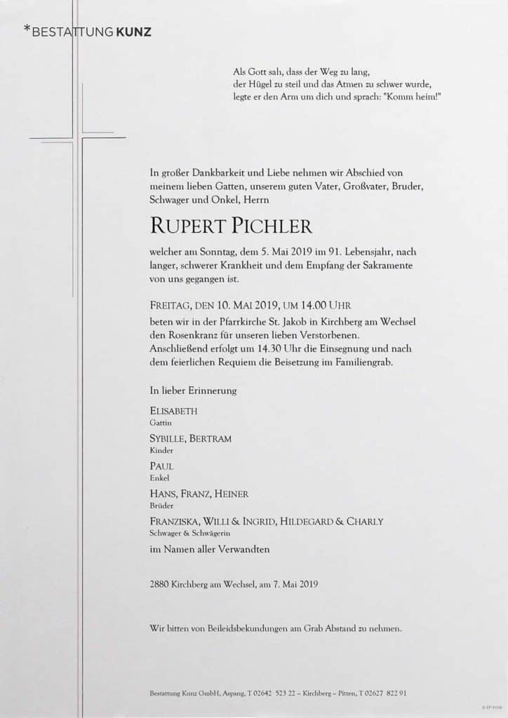 Rupert Pichler (90)
