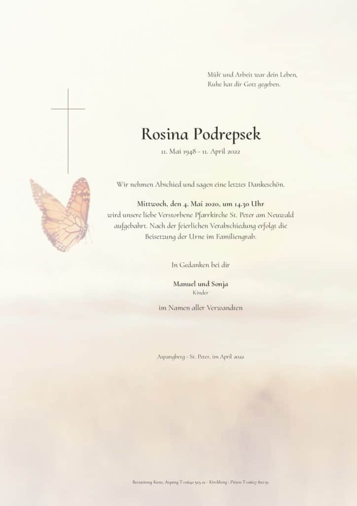 Rosina Podrepsek (73)