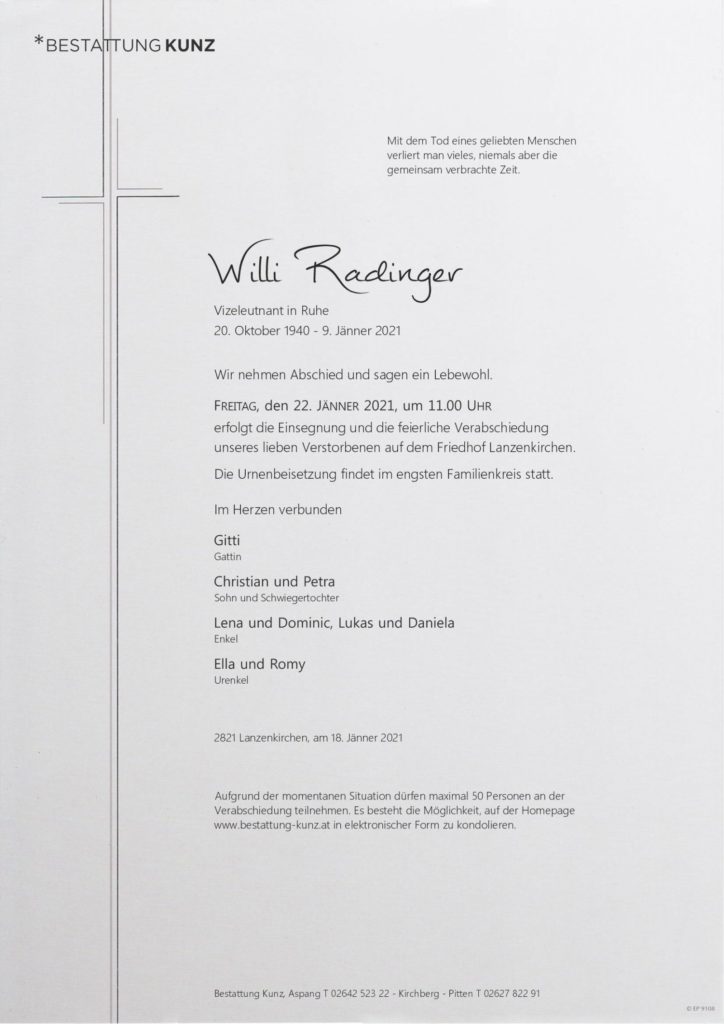 Willi Radinger (80)