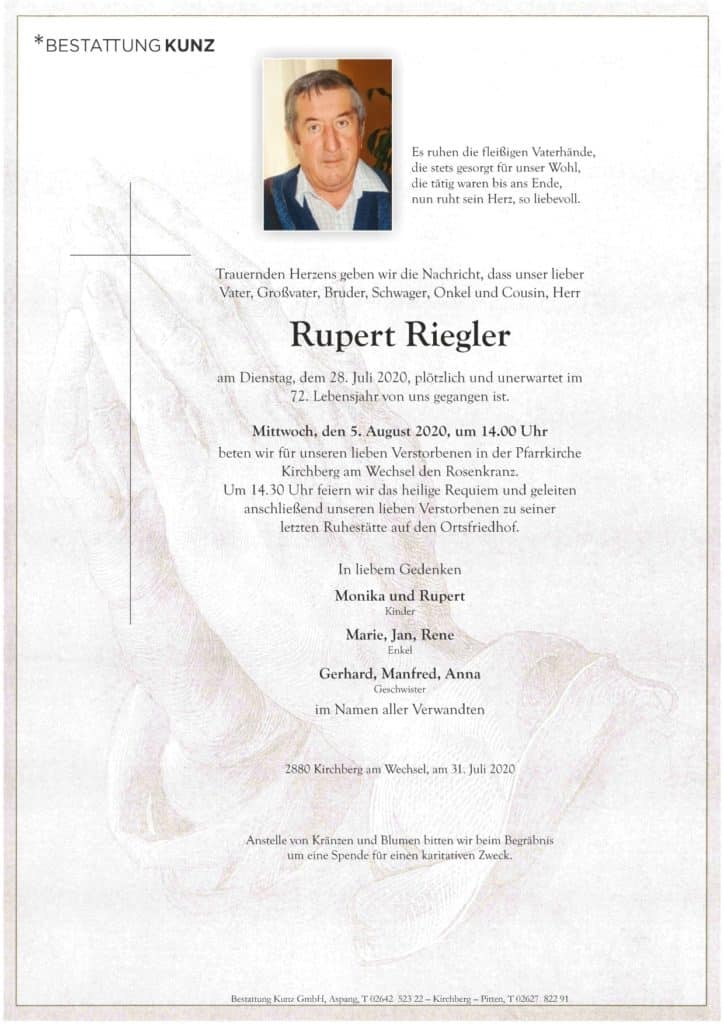 Rupert Riegler (71)