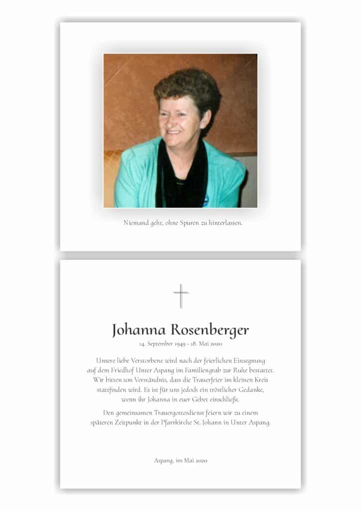 Johanna Rosenberger (70)