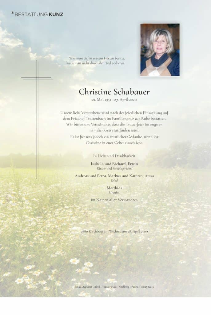 Christine Schabauer (68)