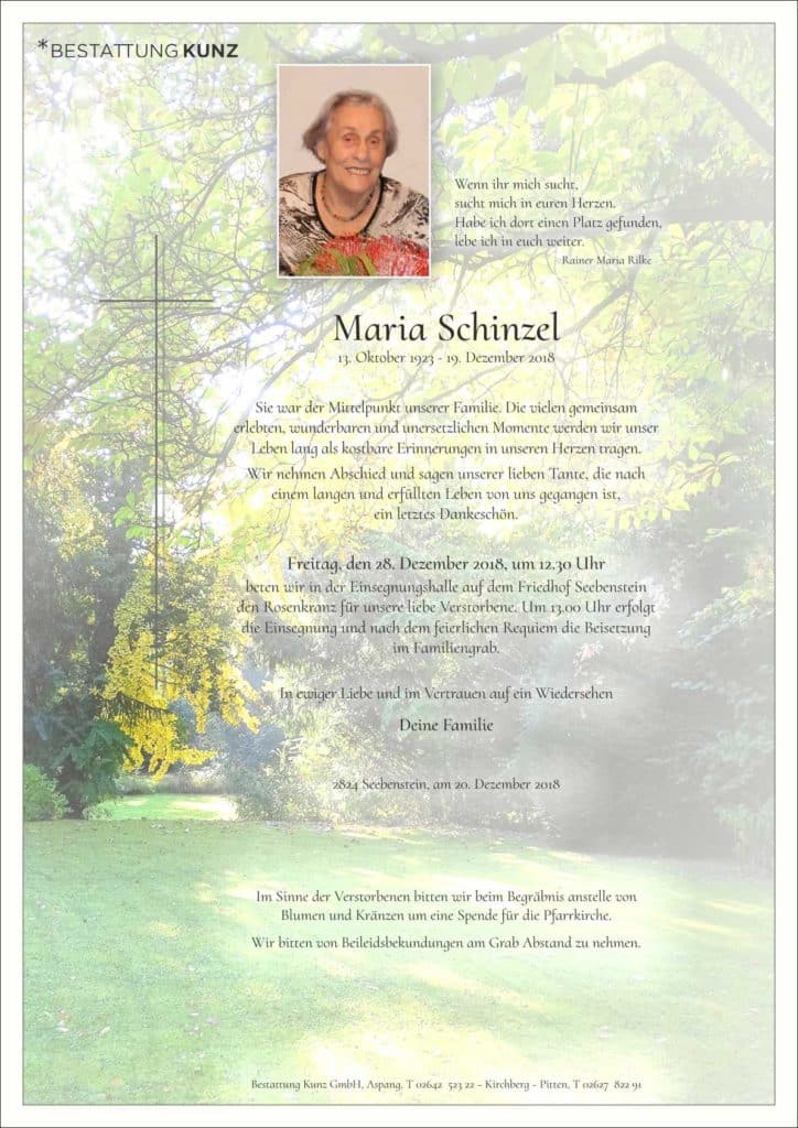 Maria Schinzel (95)