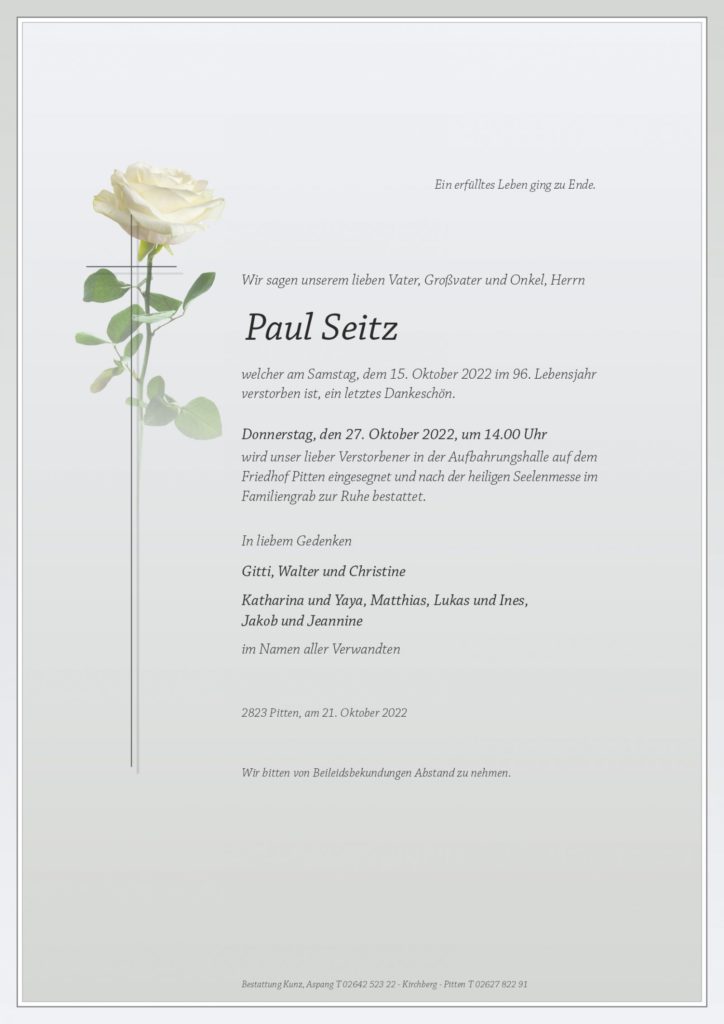 Paul Seitz (95)