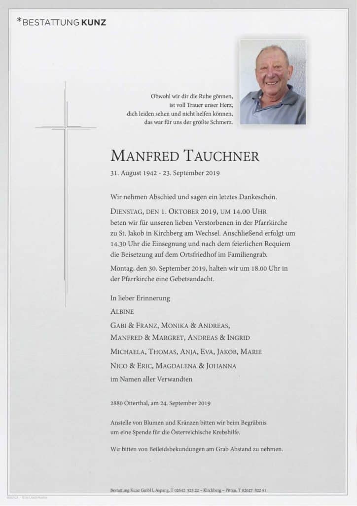 Manfred Tauchner (77)