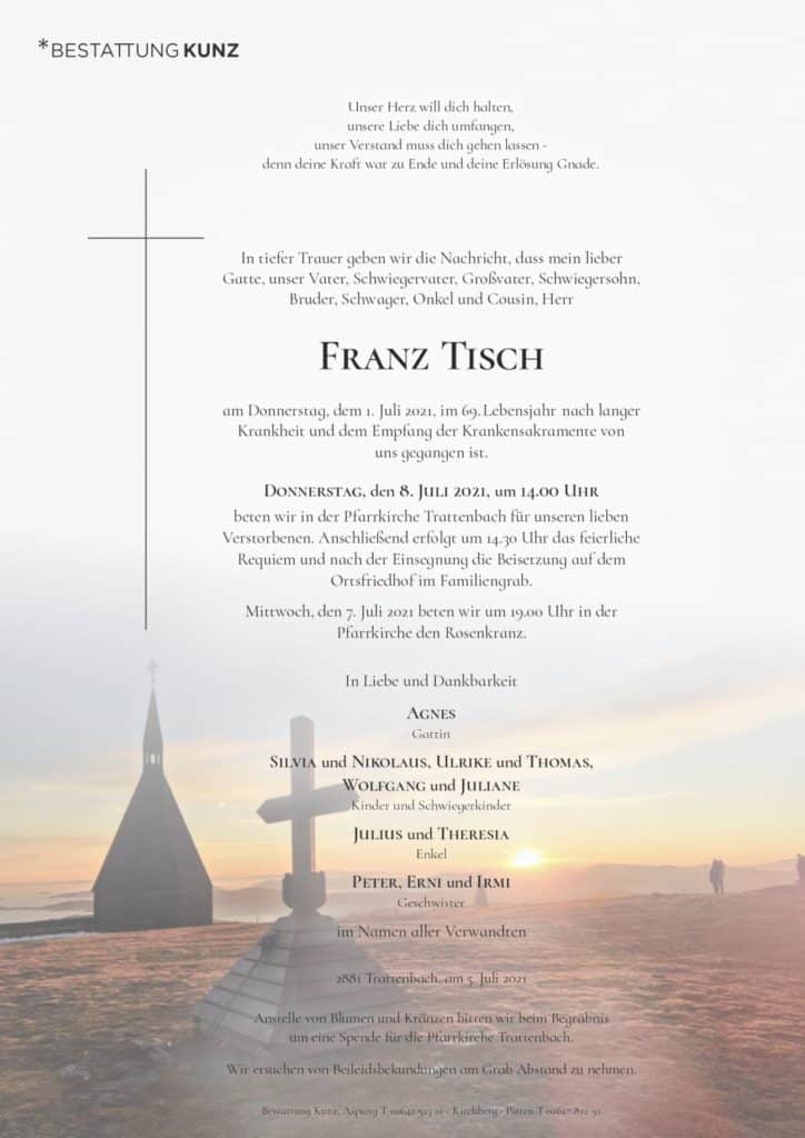 Franz Tisch (68)