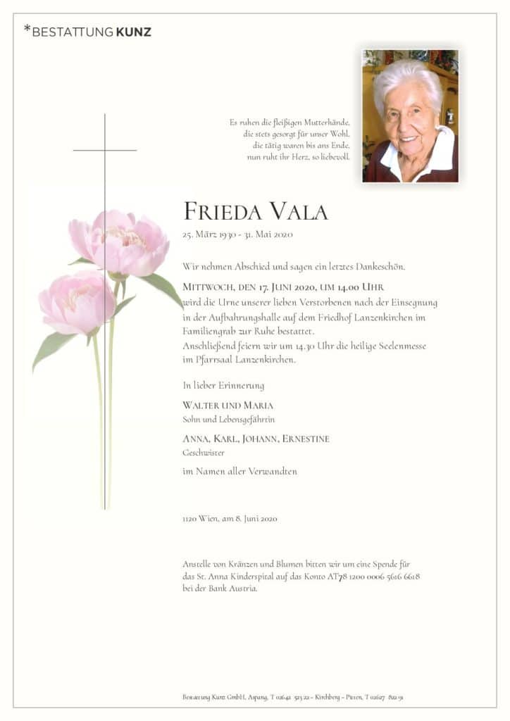 Frieda Vala (90)