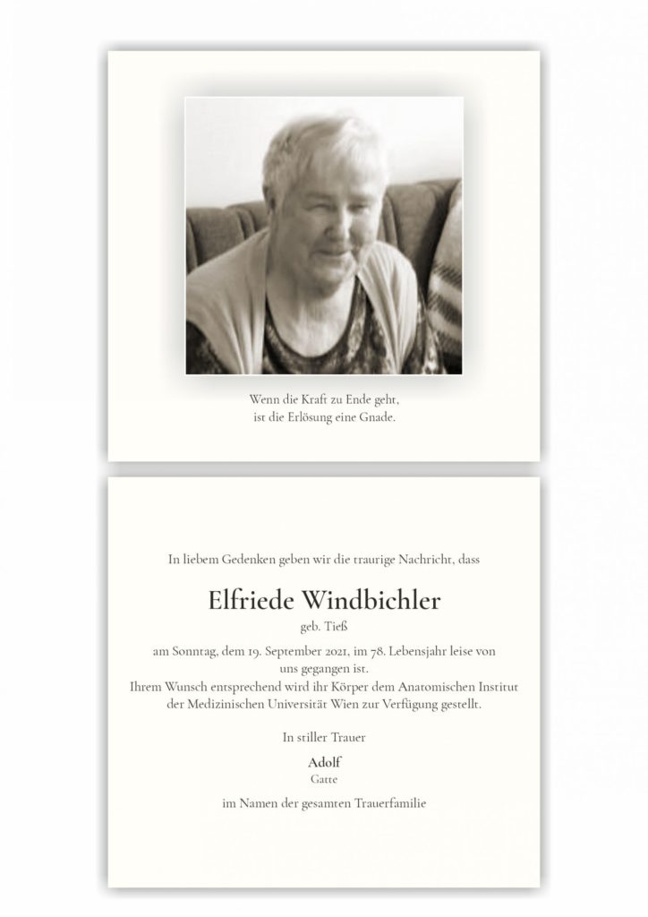 Elfriede Windbichler (77)