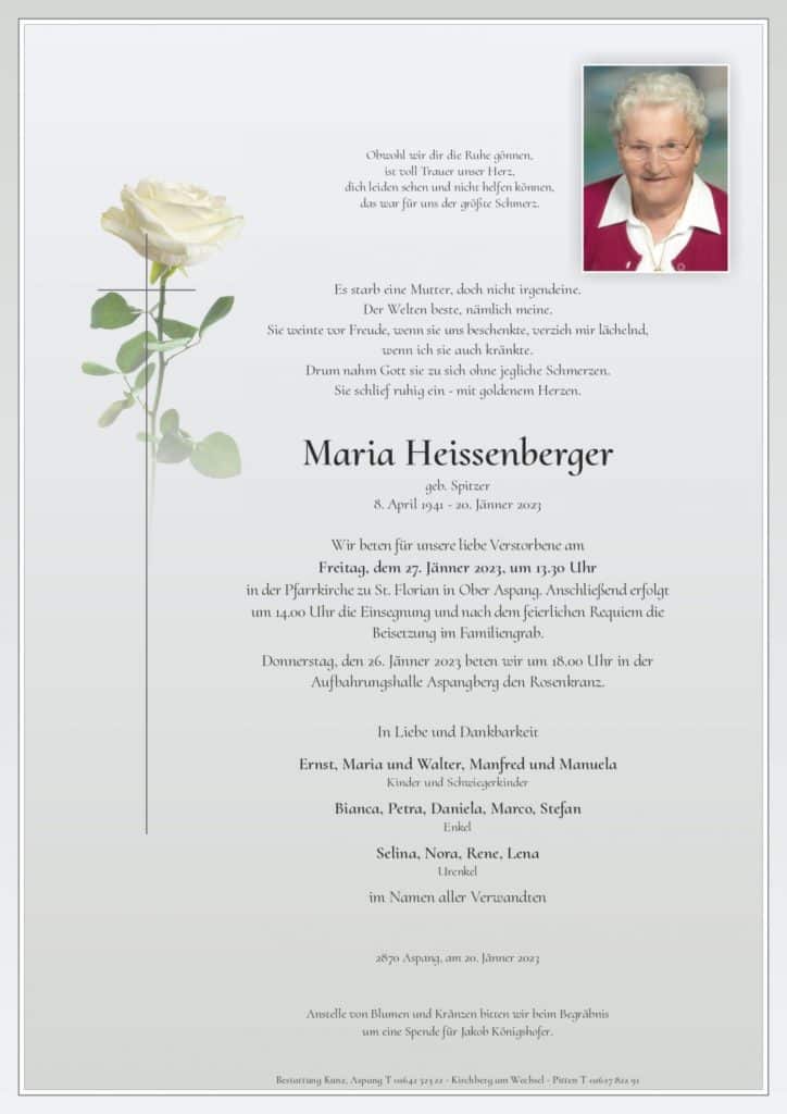 Maria Heissenberger (81)