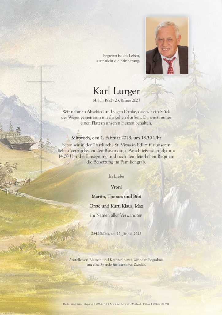 Karl Lurger (70)