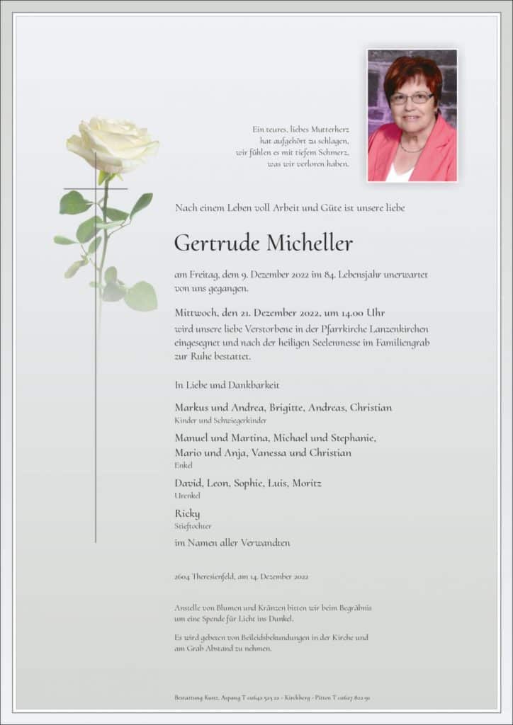 Gertrude Micheller (83)