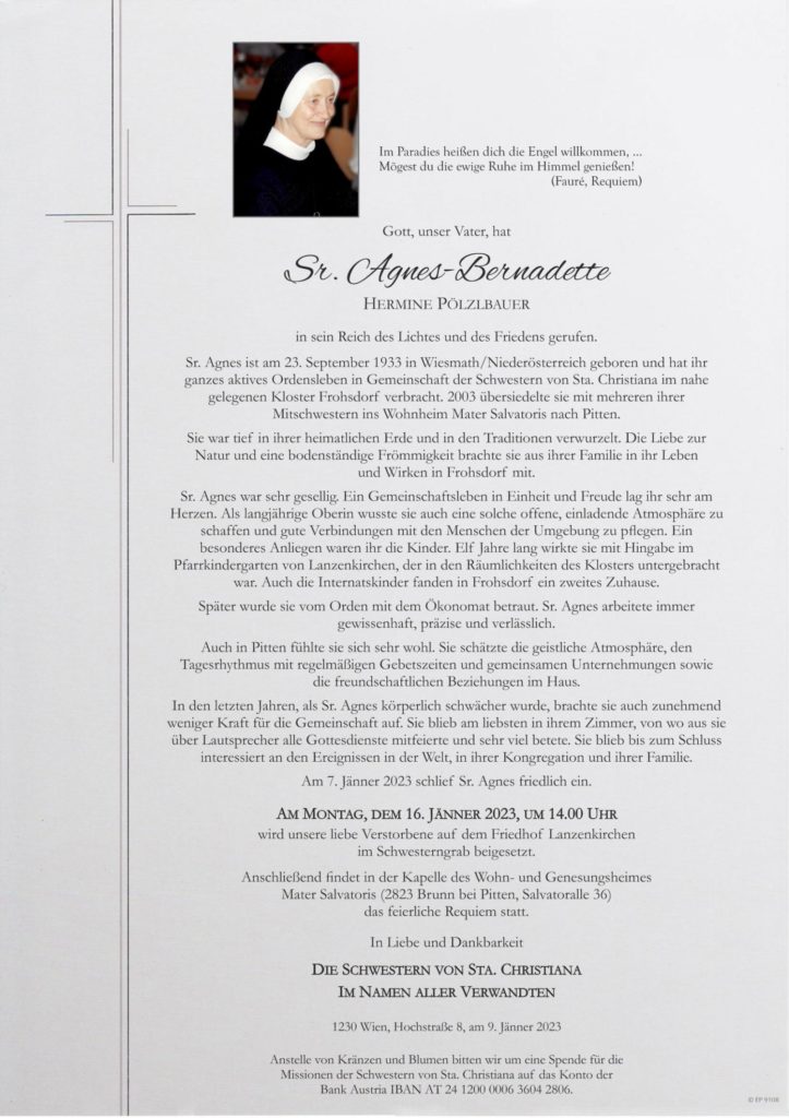 Sr. Agnes-Bernadette (89)