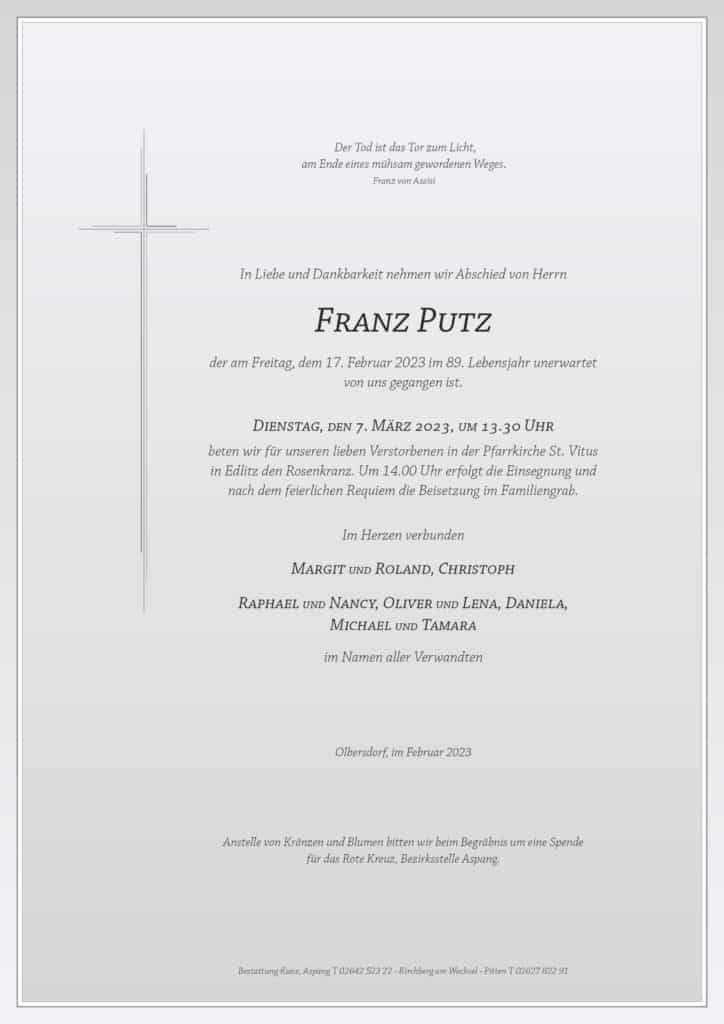 Franz Putz (88)