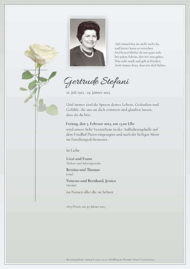 Gertrude Stefani (97)