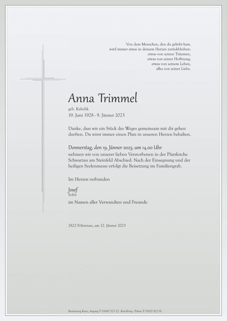 Anna Trimmel (94)