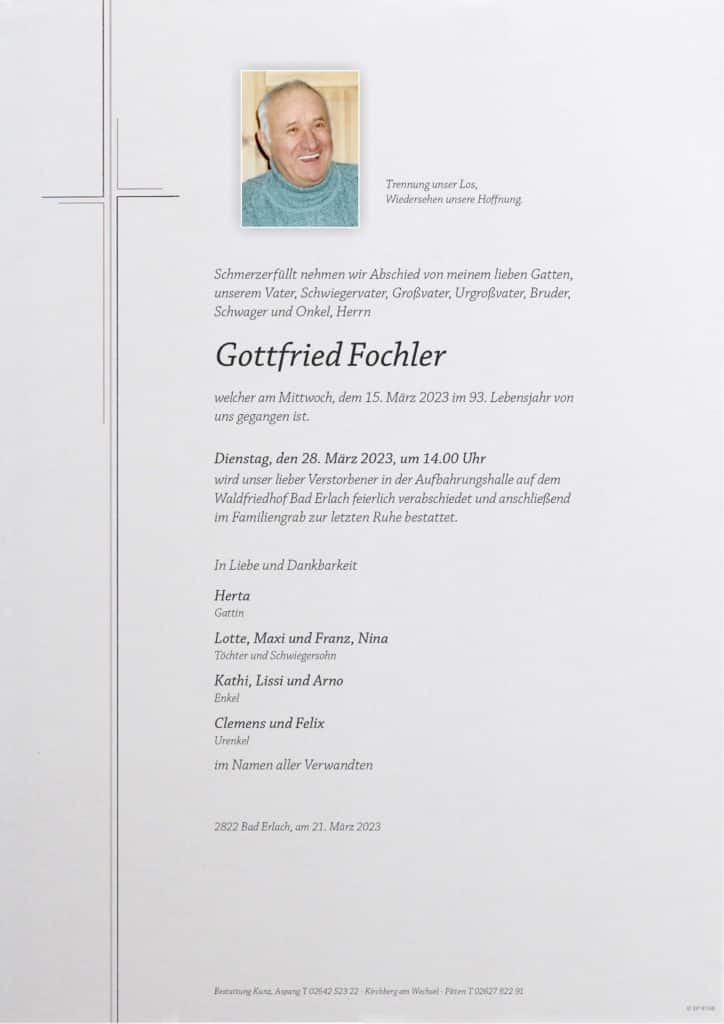 Gottfried Fochler (92)